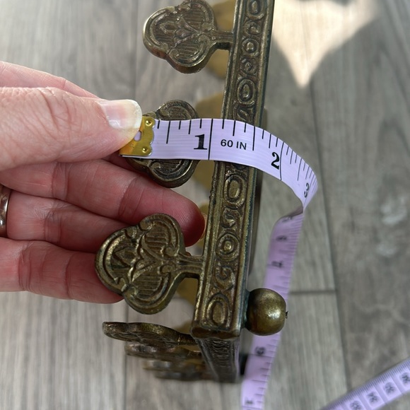 Vintage brass boho candle tray - Picture 5 of 5